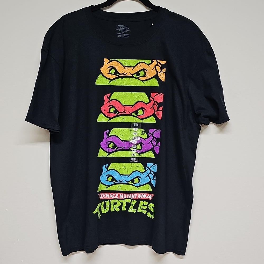 Teenage Mutant Ninja Turtle Tee, Black, Size XL